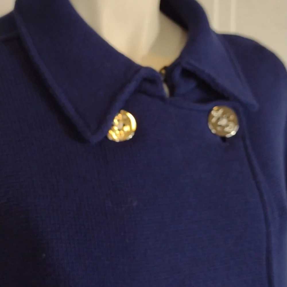Ralph Lauren knit cotton double-breasted jacket L - Picture 2 of 5